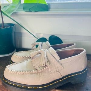 Doc Martin beige soft loafers